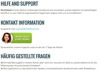 Vorschaubild Support Reel Island