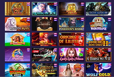 Einige gefragte Spiele im Samosa Casino sind Book of Dead, Fire Joker oder Lightning Roulette.