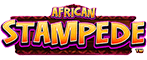 African Stampede Slot Logo.