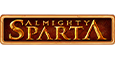 Almighty Sparta Slot Logo.