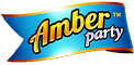 Amber Party Slot Logo.