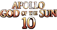 Apollo God of the Sun Slot Logo.