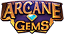 Arcane Gems Slot Logo.