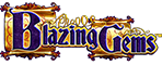 Blazing Gems Slot Logo.