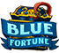 Blue Fortune Slot Logo.