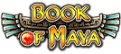 Book of Maya Slot Logo.