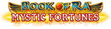 Book of Ra Mystic Fortunes Slot Logo.
