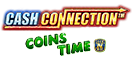 Cash Connection Coins Time Slot Logo.