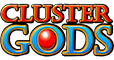 Cluster Gods Slot Logo.