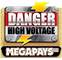 Danger High Voltage Megapays Slot Logo.