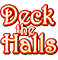 Deck the Halls Slot Logo.