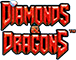Diamonds and Dragons Slot Logo.