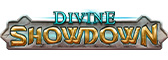 Divine Showdown Slot Logo.