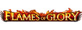 Flames of Glory Slot Logo.