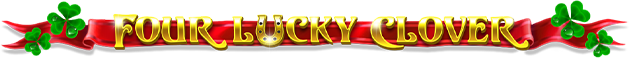 Four Lucky Clover Slot Logo.
