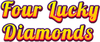 Four Lucky Diamonds Slot Logo.