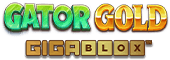 Gator Gold Gigablox Slot Logo