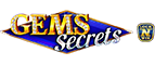 Gems Secrets Slot Logo.