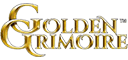 Golden Grimoire Slot Logo.