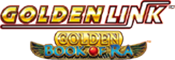 Golden Link Golden Book of Ra Slot Logo.