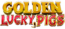 Golden Lucky Pigs Slot Logo.