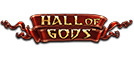 Hall of Gods Slot Logo.