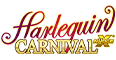 Harlequin Carnival Slot Logo.