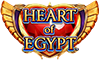Heart of Egypt Slot Logo.