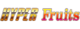 Hyper Fruits Slot Logo.