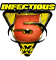 Infectious 5 xWays Slot Logo.