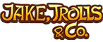 Jake, Trolls & Co. Slot Logo.