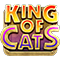 King of Cats Slot Logo.