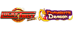 Lucky Twist Matrix - Dynamite Dragon Slot Logo.