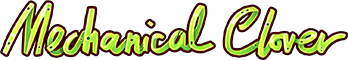 Mechanical Clover Slot Logo.
