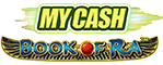 My Cash Book of Ra Slot Logo.