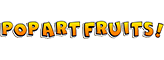 Pop Art Fruits Slot Logo.