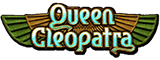 Queen Cleopatra Slot Logo.