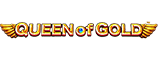 Queen of Gold Slot Logo.