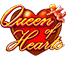 Queen of Hearts Slot Logo.