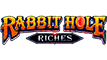 Rabbit Hole Riches Slot Logo.