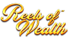 Reels of Wealth Slot Logo.