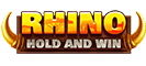 Rhino Hold and Win Slot Logo.