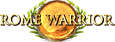 Rome Warrior Slot Logo.