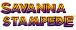 Savanna Stampede Slot Logo.