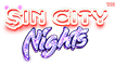 Sin City Nights Slot Logo.