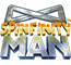 Spinfinity Man Slot Logo.