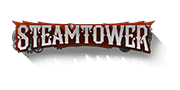 Steam Tower Slot Logo