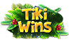 Tiki Wins Slot Logo.