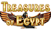 Treasures of Egypt Slot Logo.