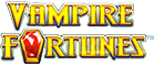 Vampire Fortunes Slot Logo.